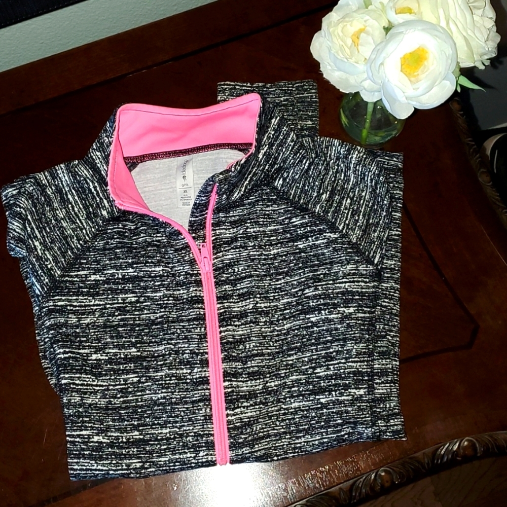 Girls Dry Fit Zip Up‎ Warmup Jacket
